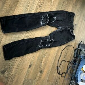 Ripped Jeans, Tight, High Rise